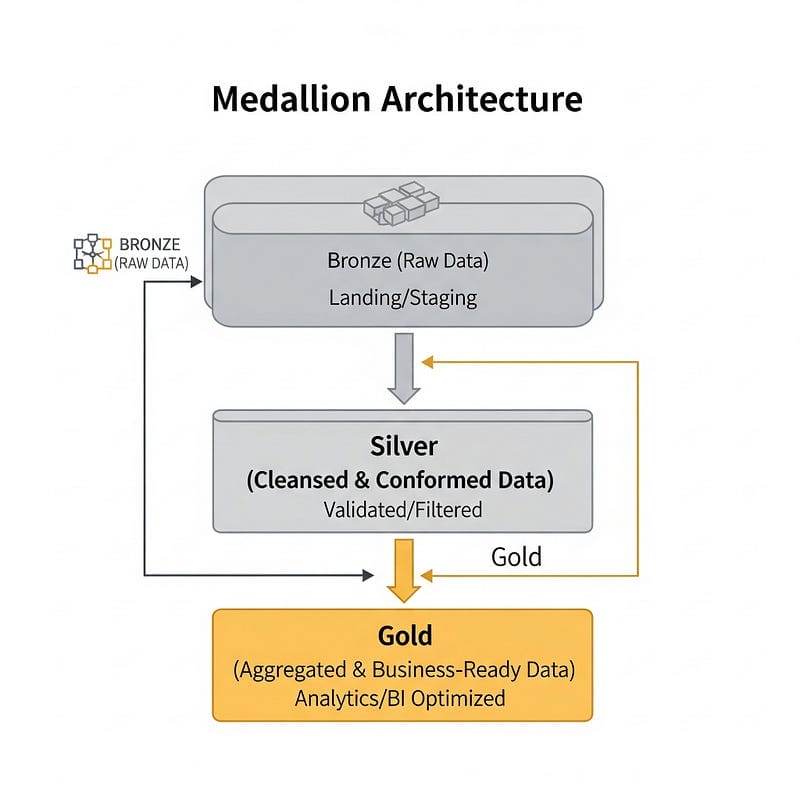 From Raw to Refined: The Data Medallion Architecture